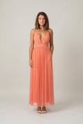 Pia™ Elegancka Plisowana Sukienka Maxi