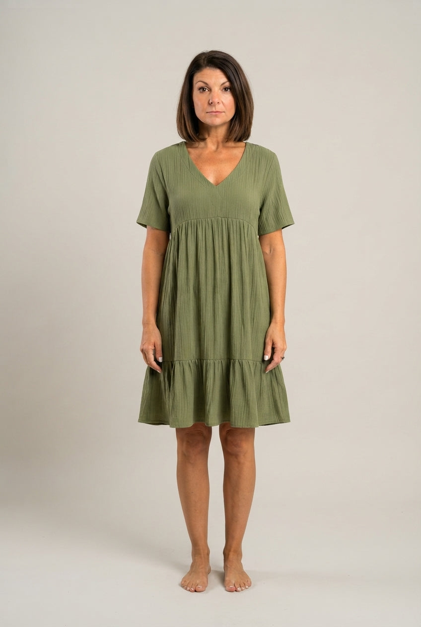 Sonia™ Elegancka Dekolt V Sukienka