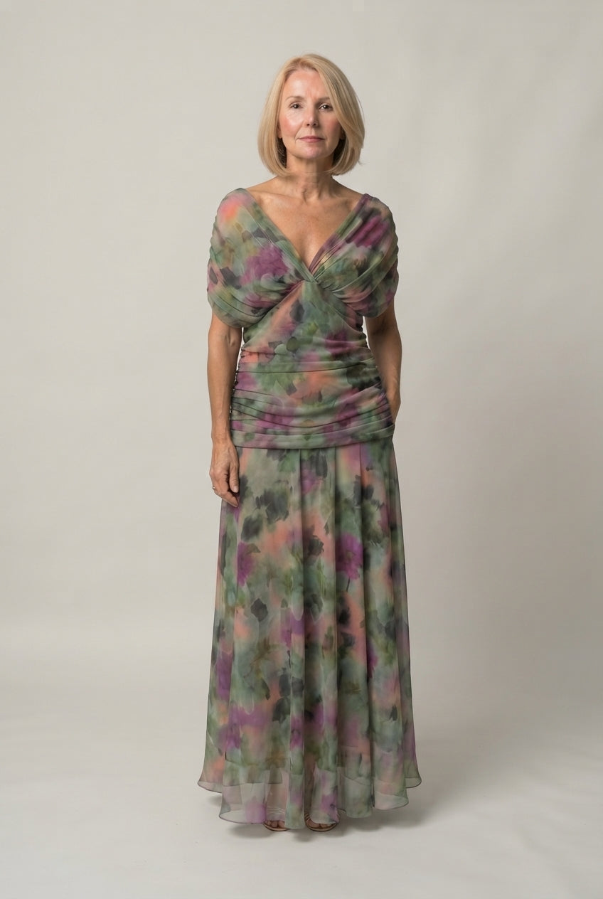 Veronique™ Elegancka Hiszpańska Sukienka Maxi