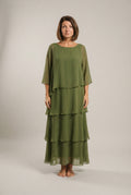 Amora™ Elegancka Warstwowa Sukienka Maxi