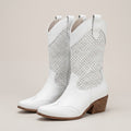 Alvera™ Eleganckie Perforowane Kozaki
