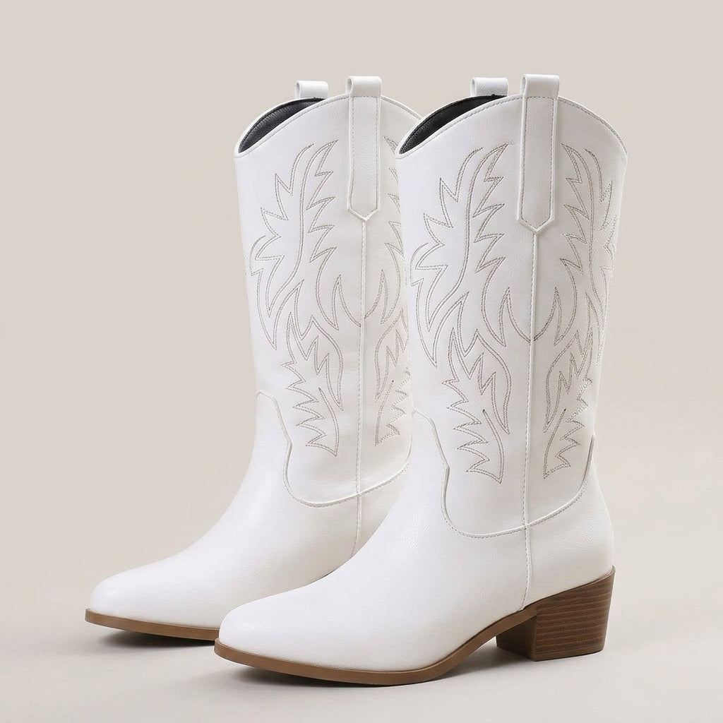 Caterina™ Eleganckie Haftowane Botki Zimowe