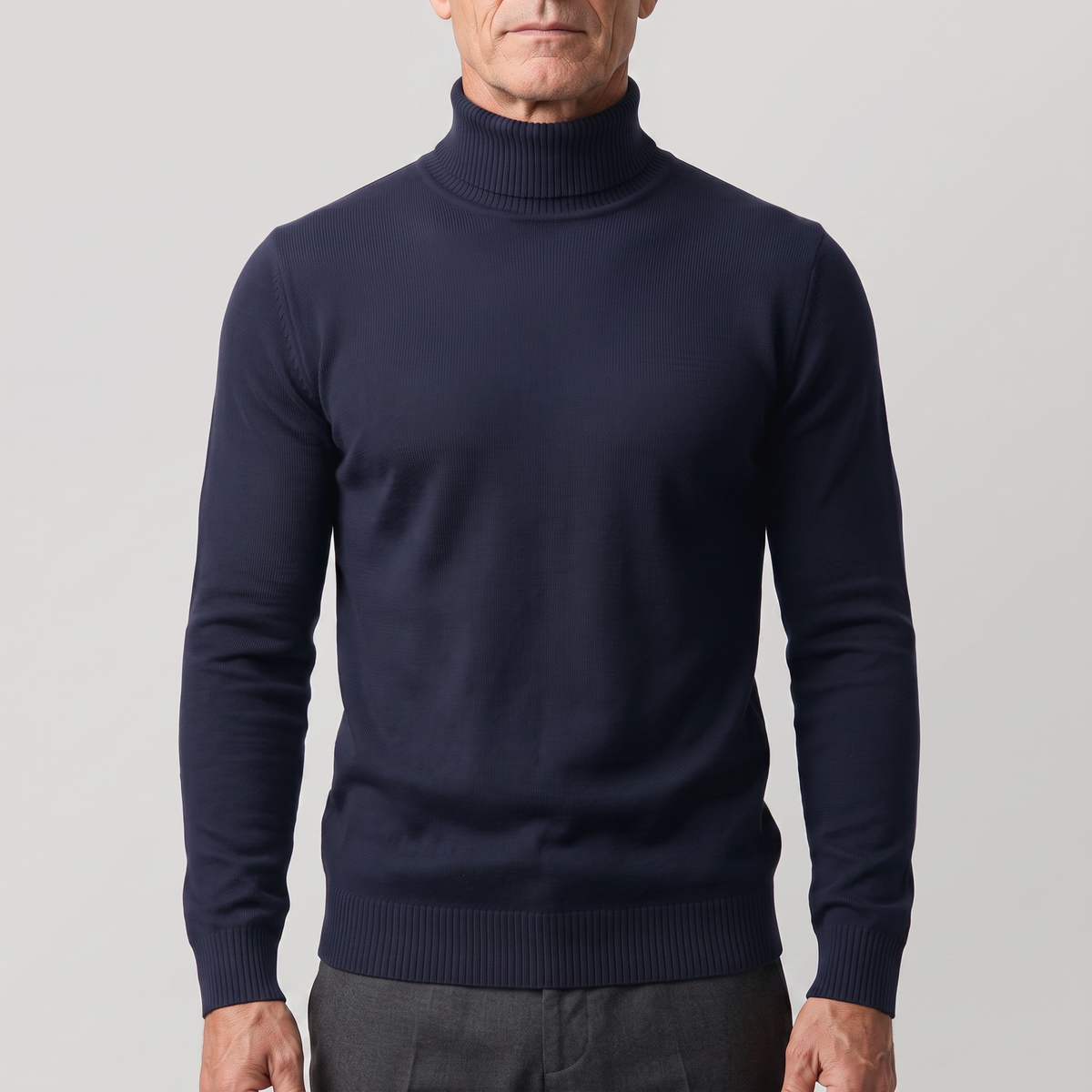NORTHPEAK golf z wełny merino
