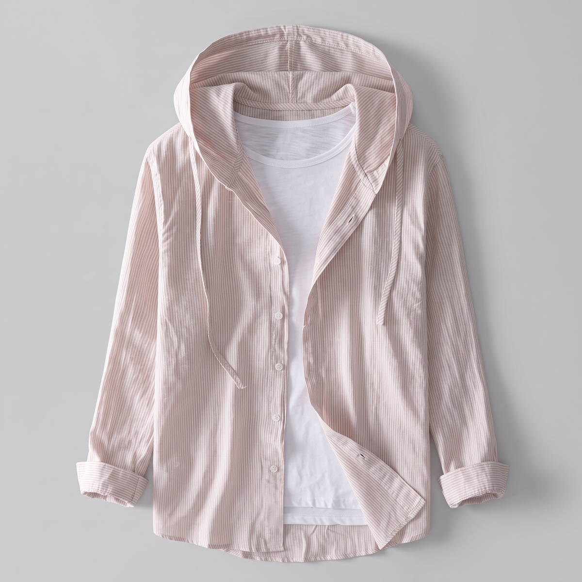 NOVA Bluza z kapturem z lnu