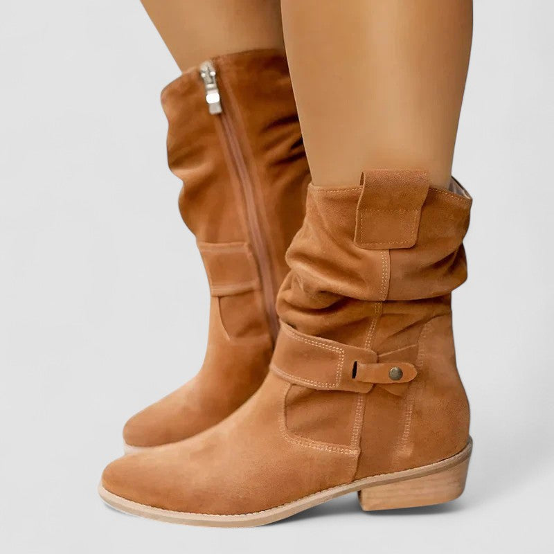Rosamund™ Eleganckie Kowbojskie Zimowe Botki