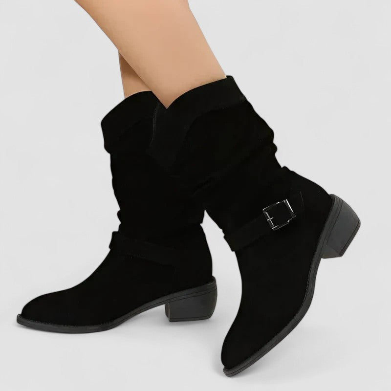Rosamund™ Eleganckie Kowbojskie Zimowe Botki