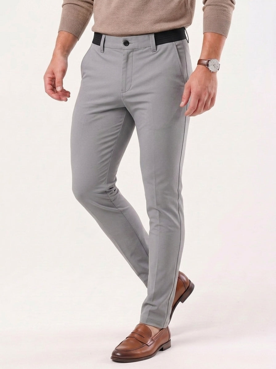 Melia™ Eleganckie Dopasowane Spodnie Męskie