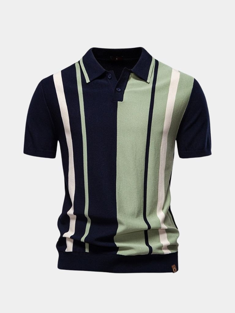 Lisandra™ Elegancka Pasiasta Koszulka Polo