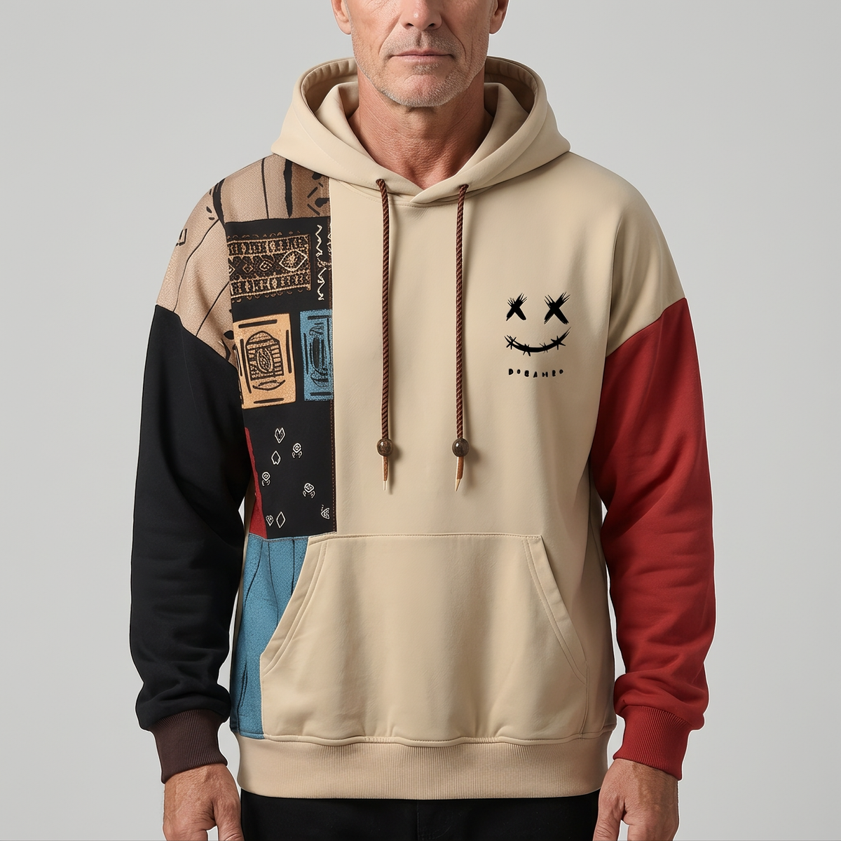 Riot Bluza z Kontrastem