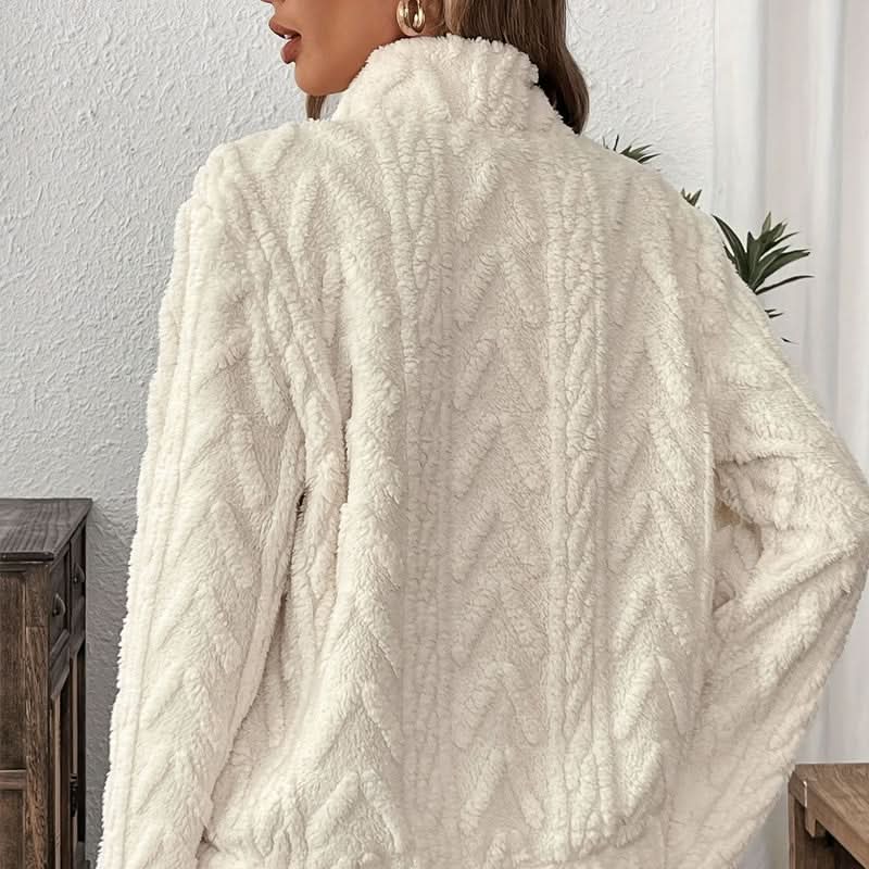 Sweter z krótkim zamkiem KELORA
