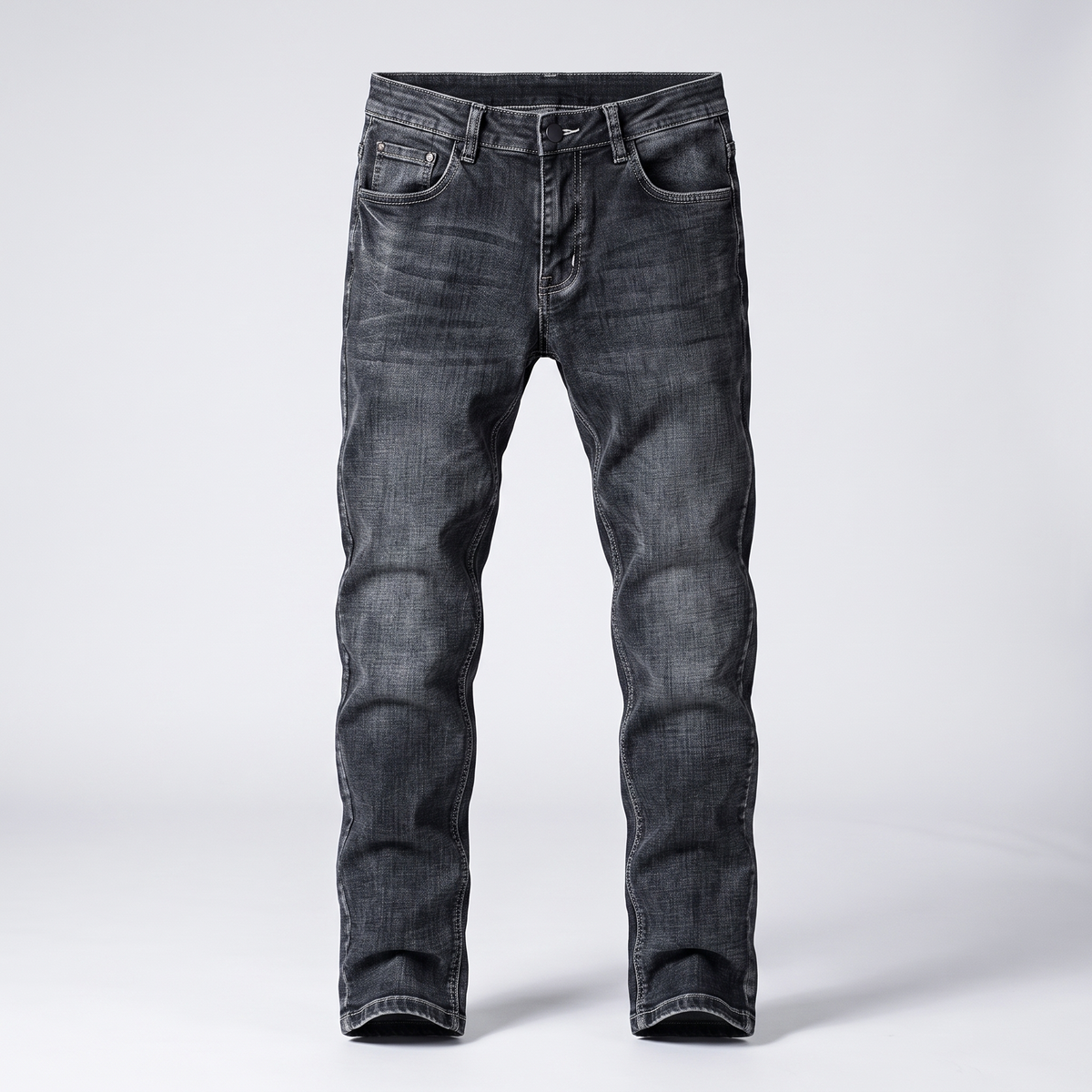 THEO ROZCIĄGLIWE JEANSY Z DENIMU