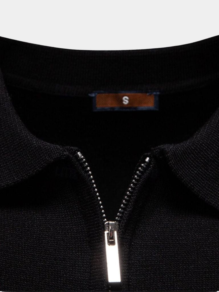 Ada™ Elegancka W Paski Koszulka Polo