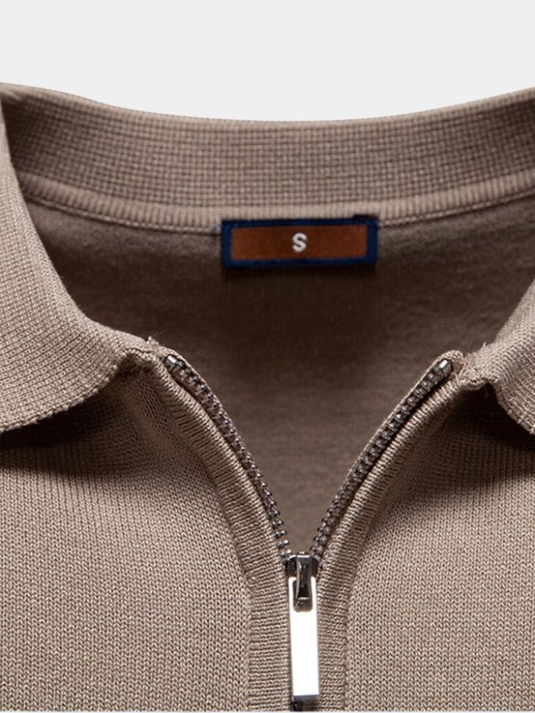 Ada™ Elegancka W Paski Koszulka Polo