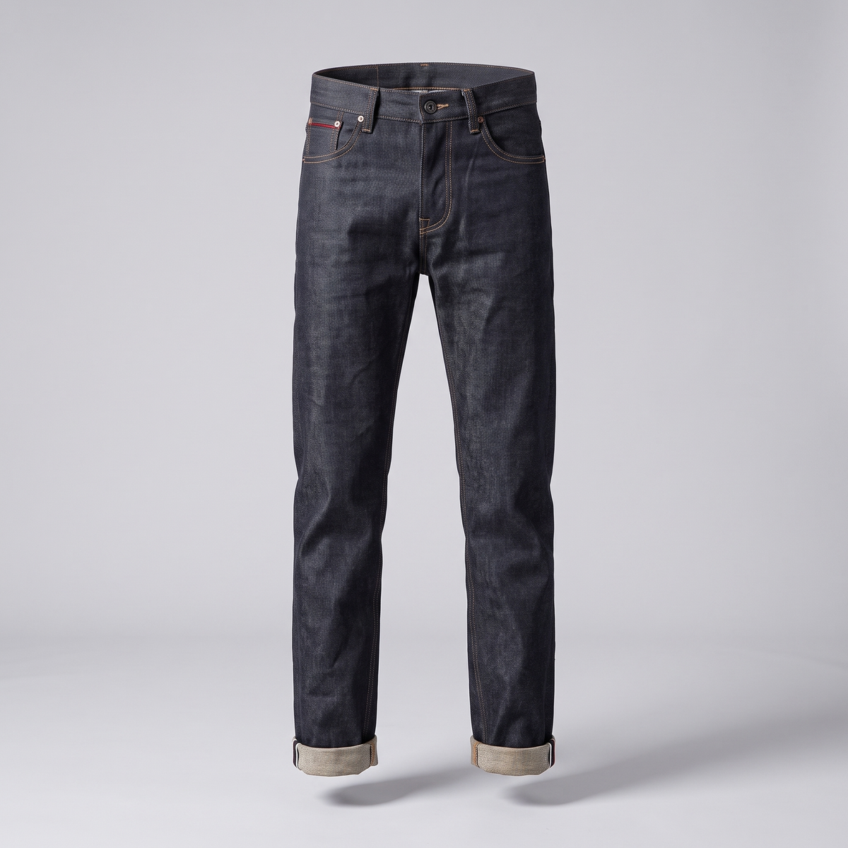 Vander retro jeansy z surowego denimu