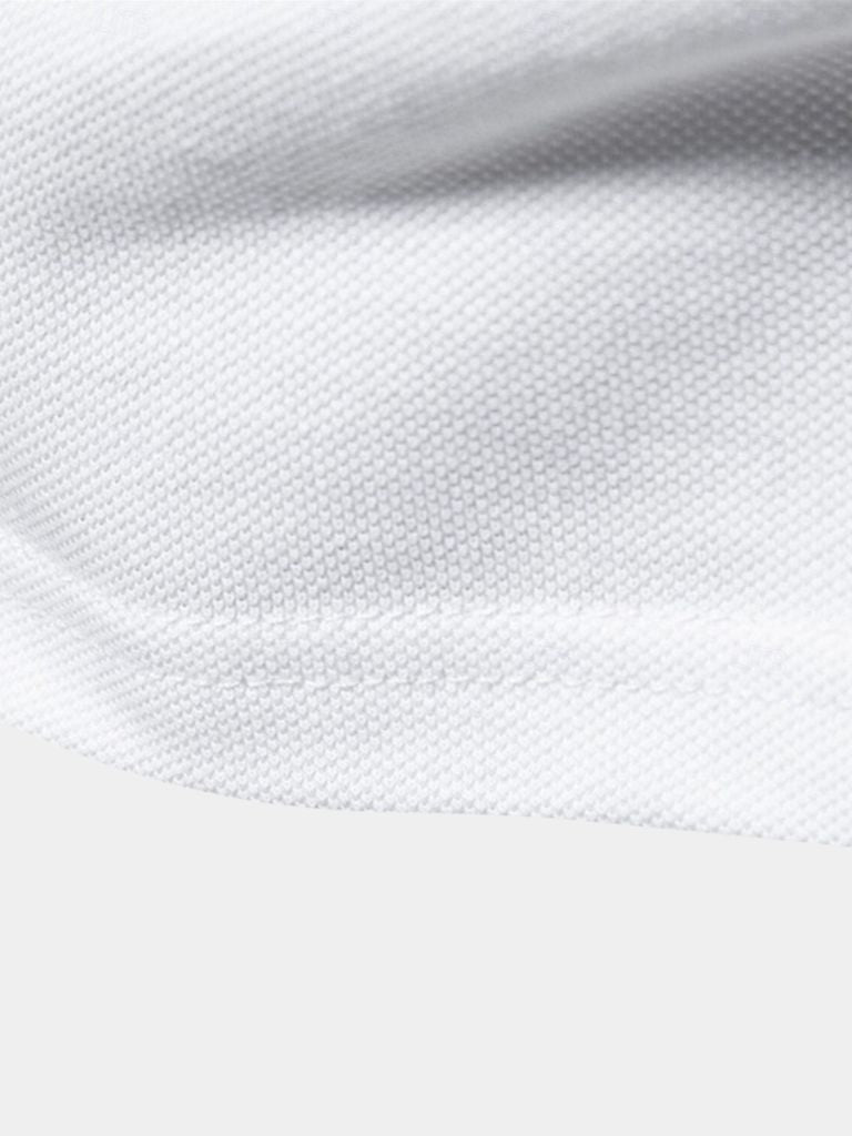 Amarante™ Elegancki Geometryczny Haft T-Shirt