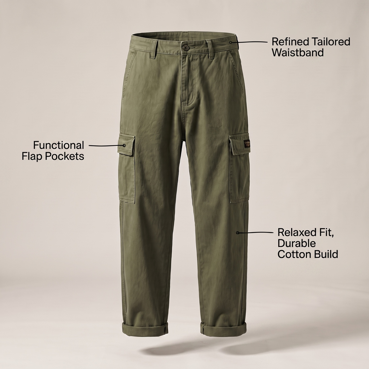 Vintage Spodnie cargo